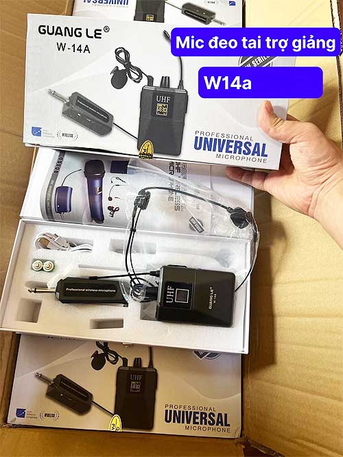 Mic Cài đâu Guangle W 14a