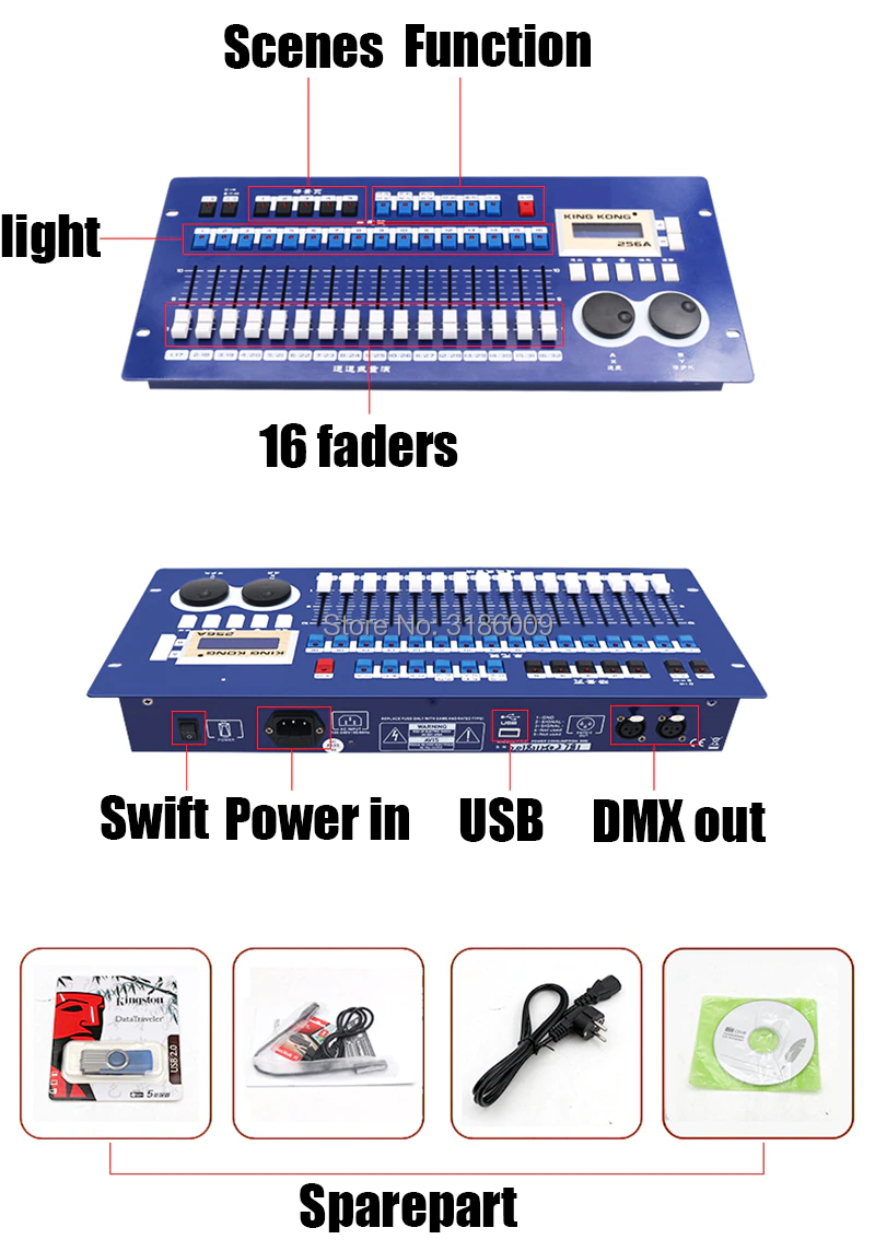 Kingkong 256a Chuyen Nghiep Dmx 512 4 Kingkong 256a Chuyen Nghiep Dmx 512 4